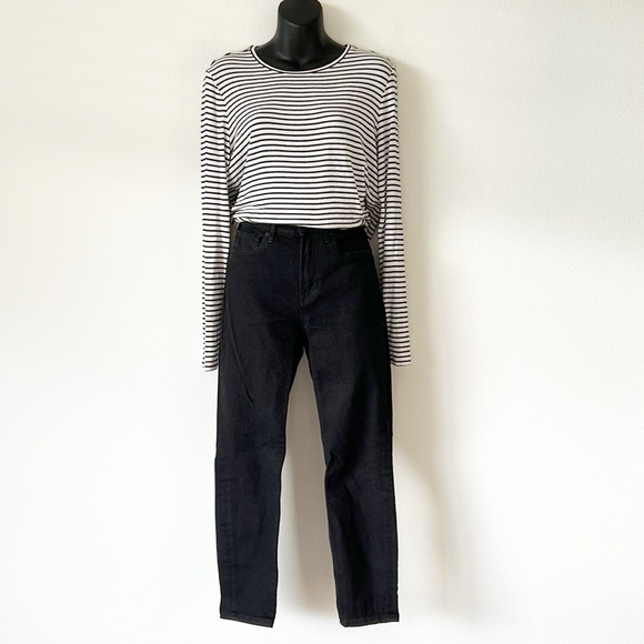 Ann Taylor Stripes Long Sleeve Tee Shirt - Picture 2 of 13